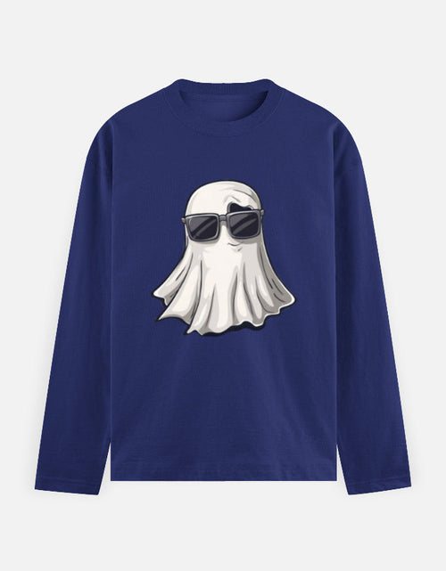 Men's full sleeve cotton t-shirt, front view – Vilavate Trend